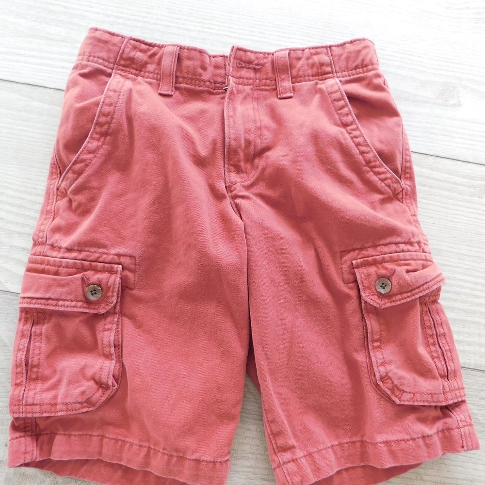 Urban Pipline Faded Burgundy Cargo Shorts